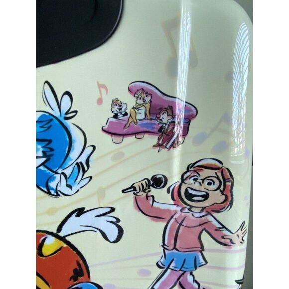 Bioworld Disney 100 Years Of Music And Wonder 28” Upright Spinner Suitcase NEW - Picture 12 of 16